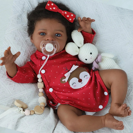 Bebe Reborn Negra Realista
