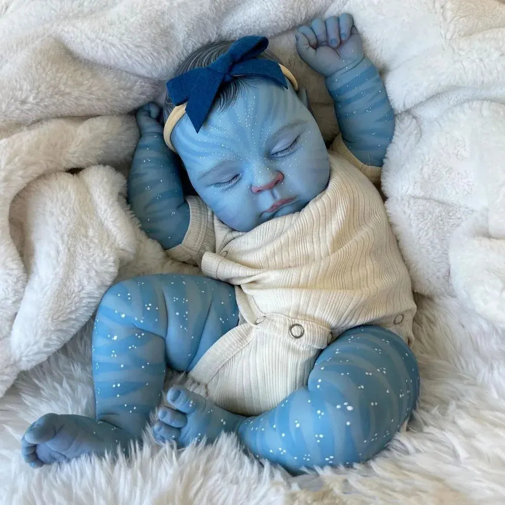 Bebe Reborn Avatar Azul