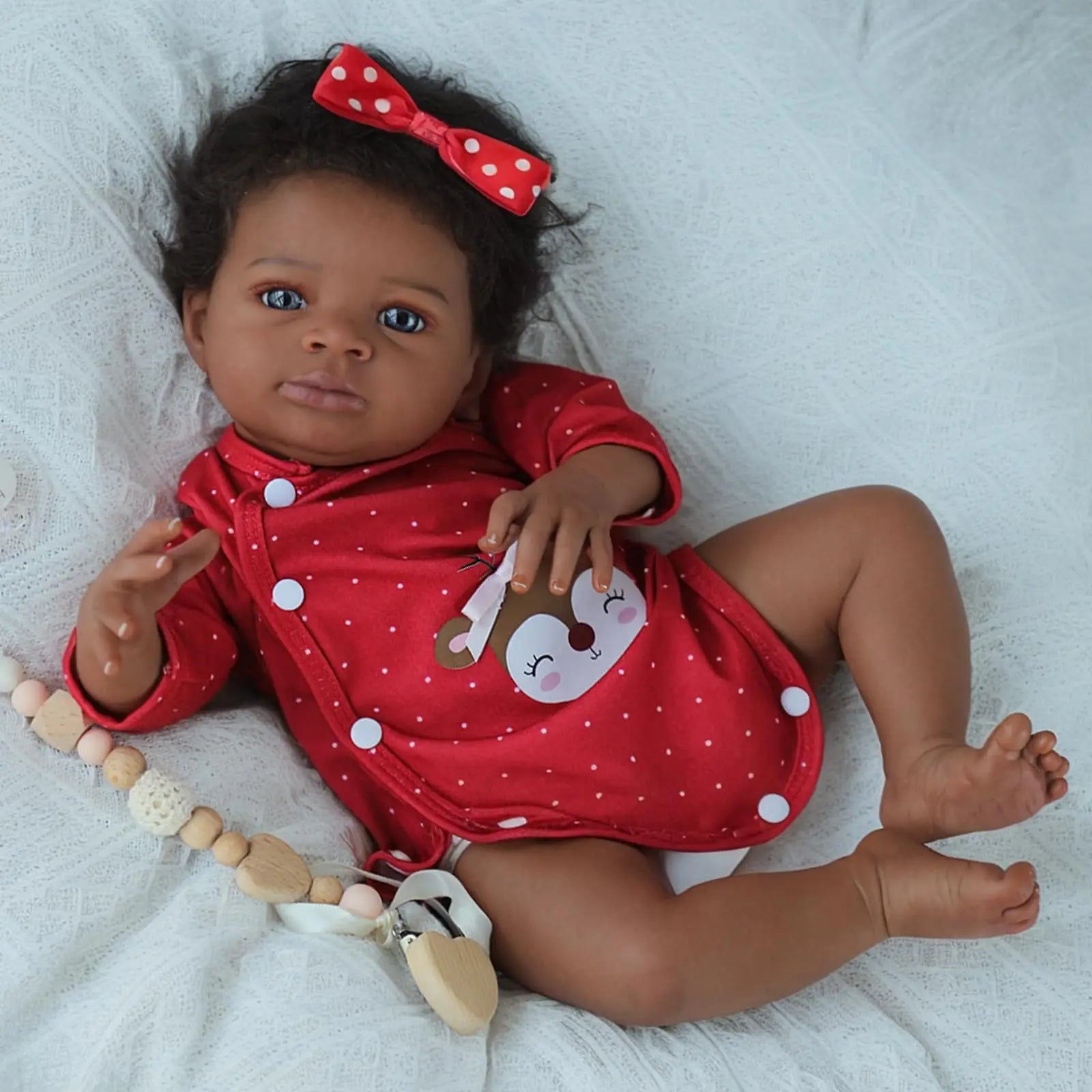 Bebe Reborn Negra Realista