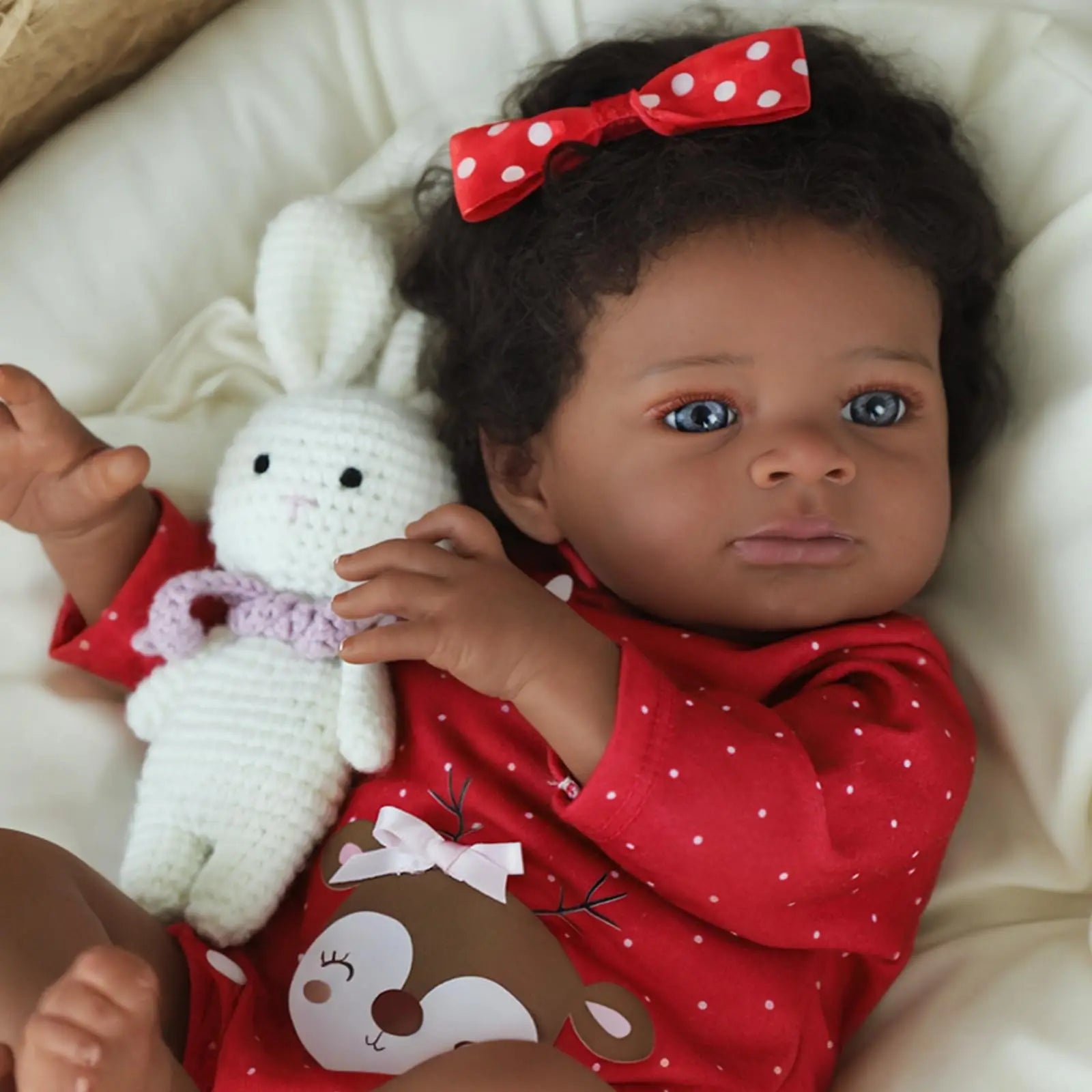 Bebe Reborn Negra Realista