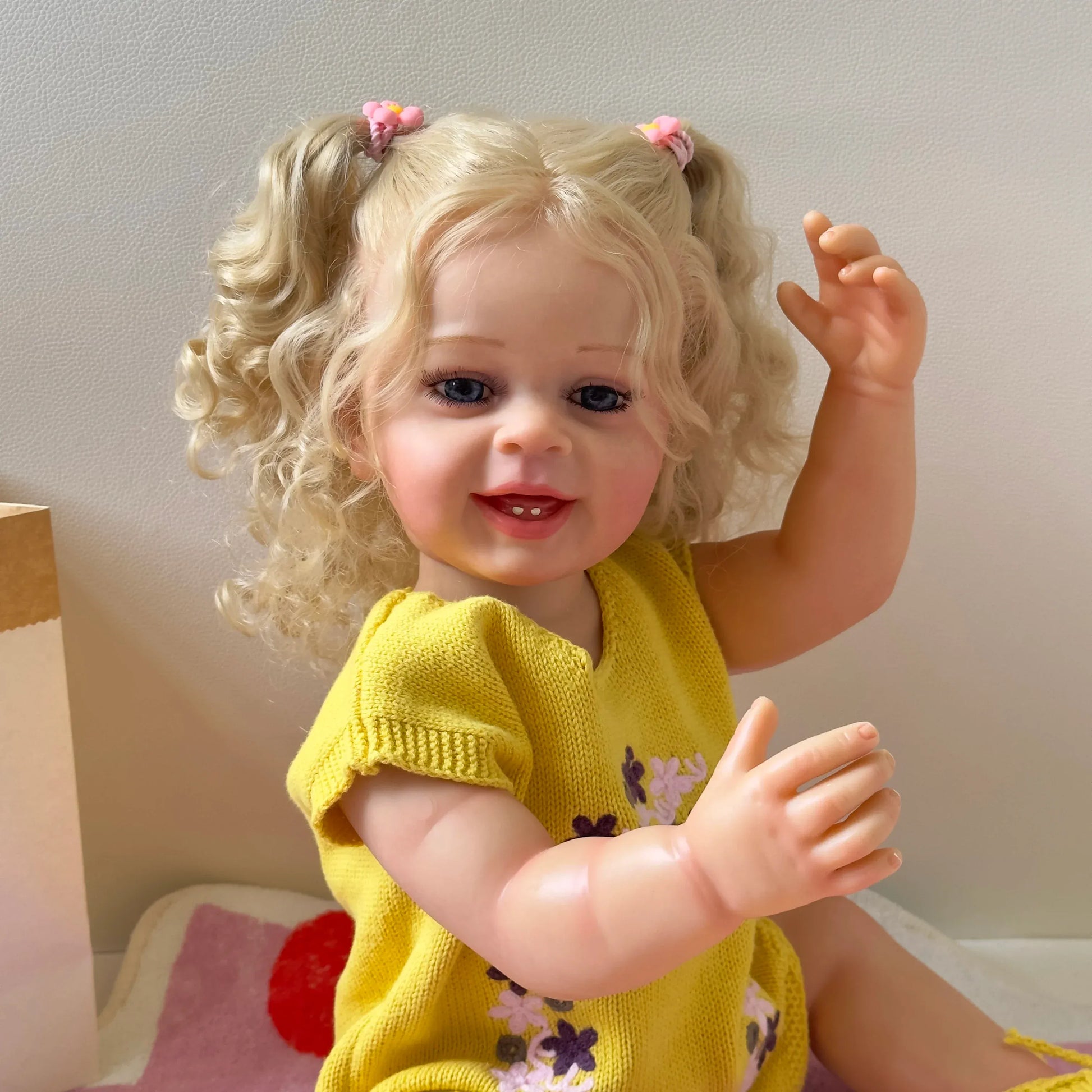 Bebe Reborn Silicona Con Pelo