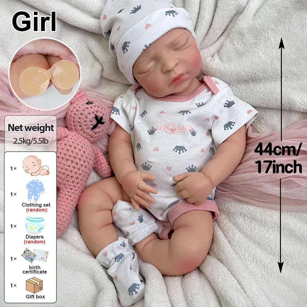 Bebe Reborn Silicona Platino