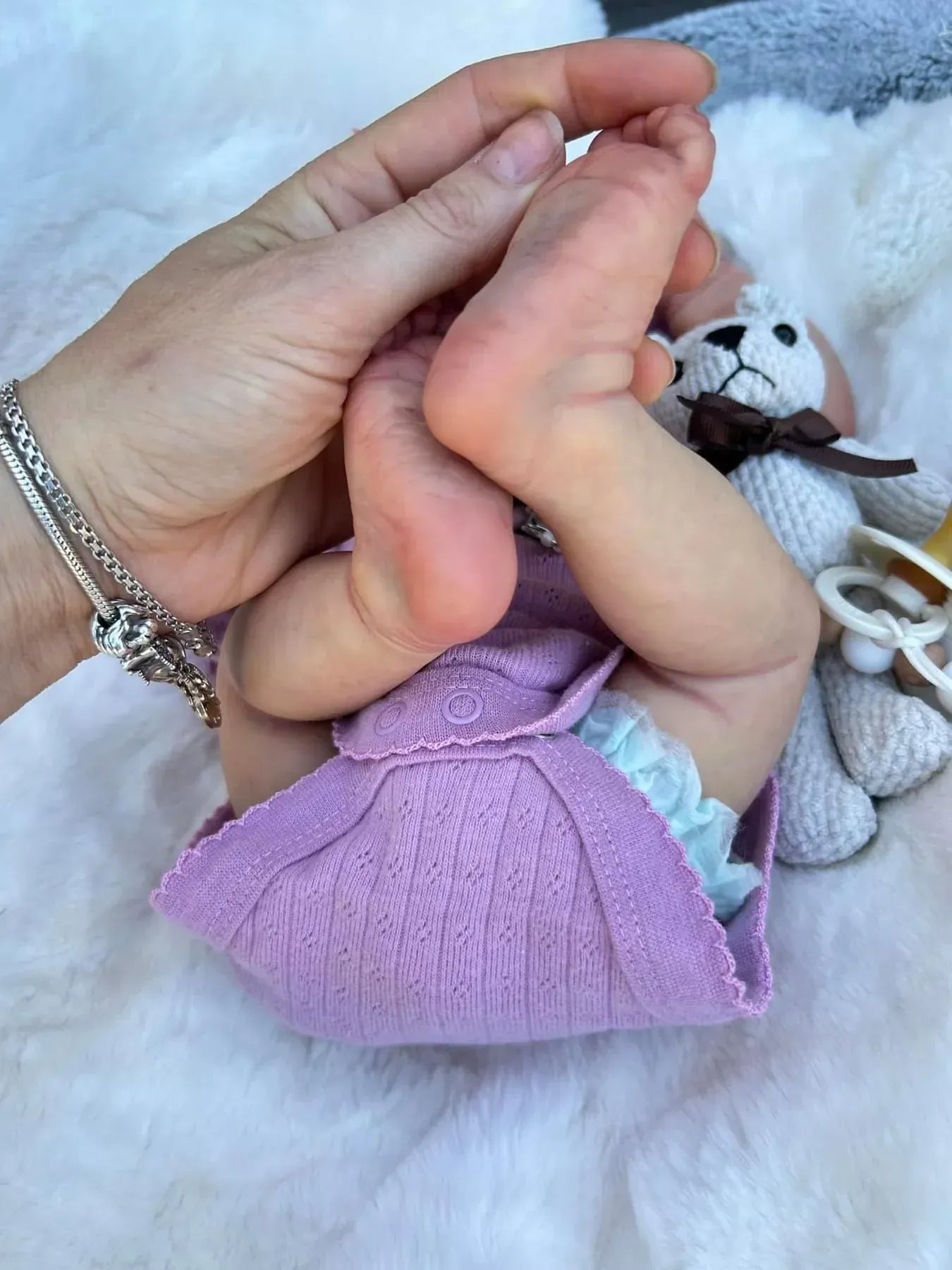 Muñeca Realista Silicona Recien Nacidos Bebes Reborn Niñas